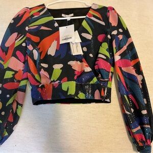 Olivia Rubin Kendall Top- abstract floral